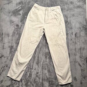 Geoffrey Beene Sport Women's Sz.12 (29x28.5) Light Beige High Rise Tapered Pants